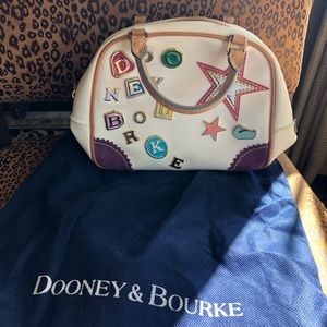Dooney&Bourke charm bowler bag with free keychain